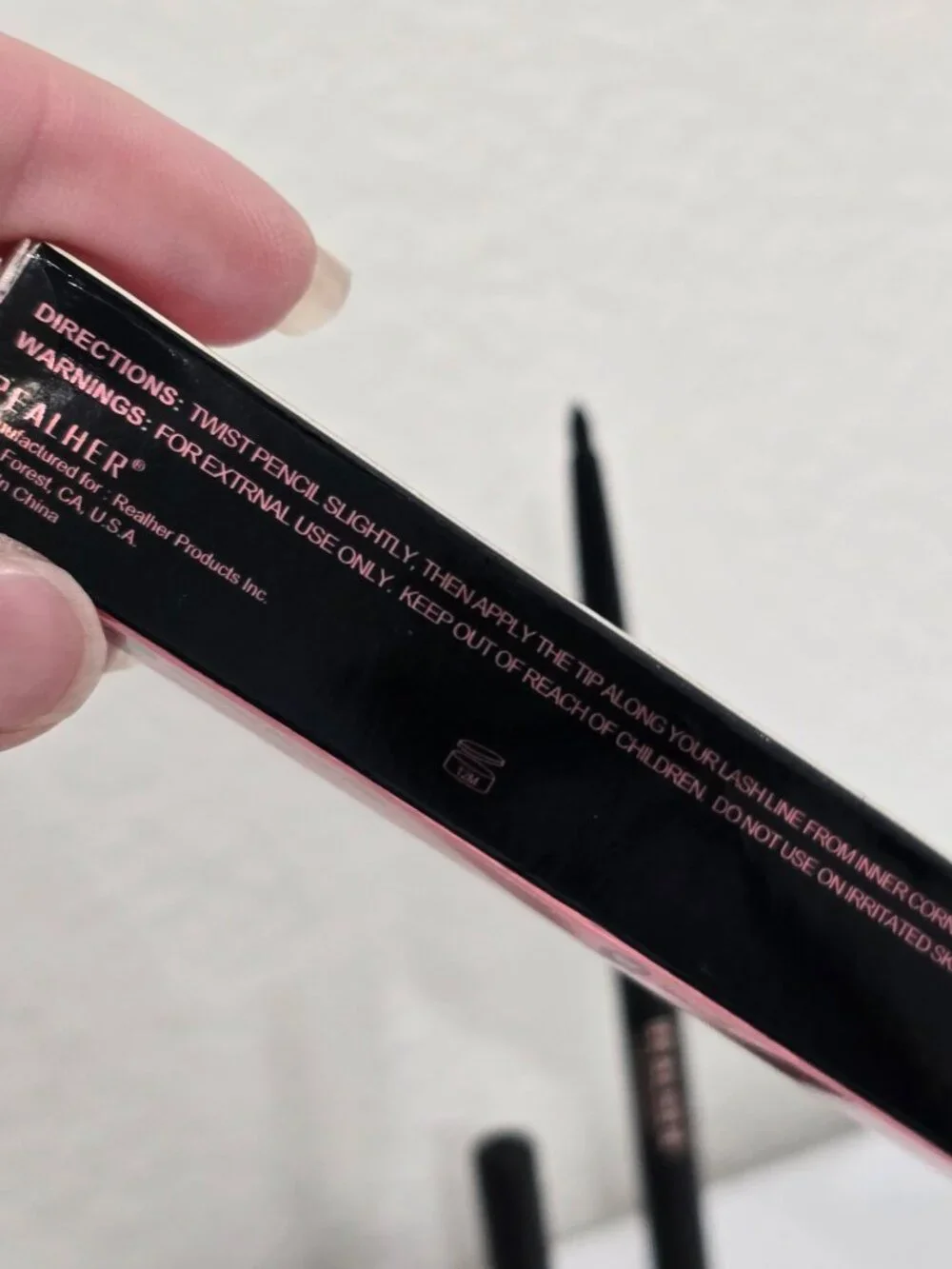RealHer ✦ Eye Am Amazing Eyeliner ✦ 24HR Waterproof Black Smudge‑Proof Vegan NWT